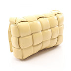 Bottega Veneta Shoulder Bag Padded Cassette Yellow Leather — view 2