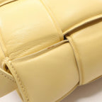 Bottega Veneta Shoulder Bag Padded Cassette Yellow Leather — view 8