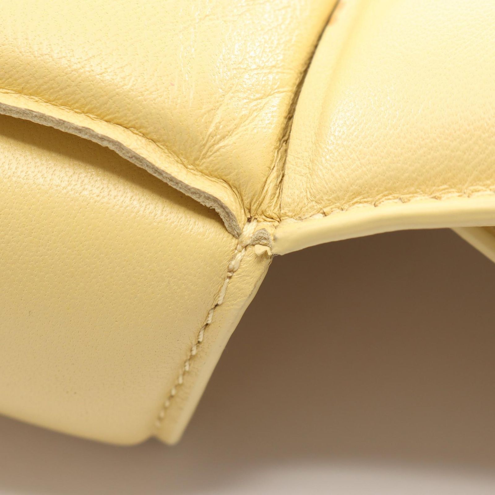 Bottega Veneta Shoulder Bag Padded Cassette Yellow Leather — view 6