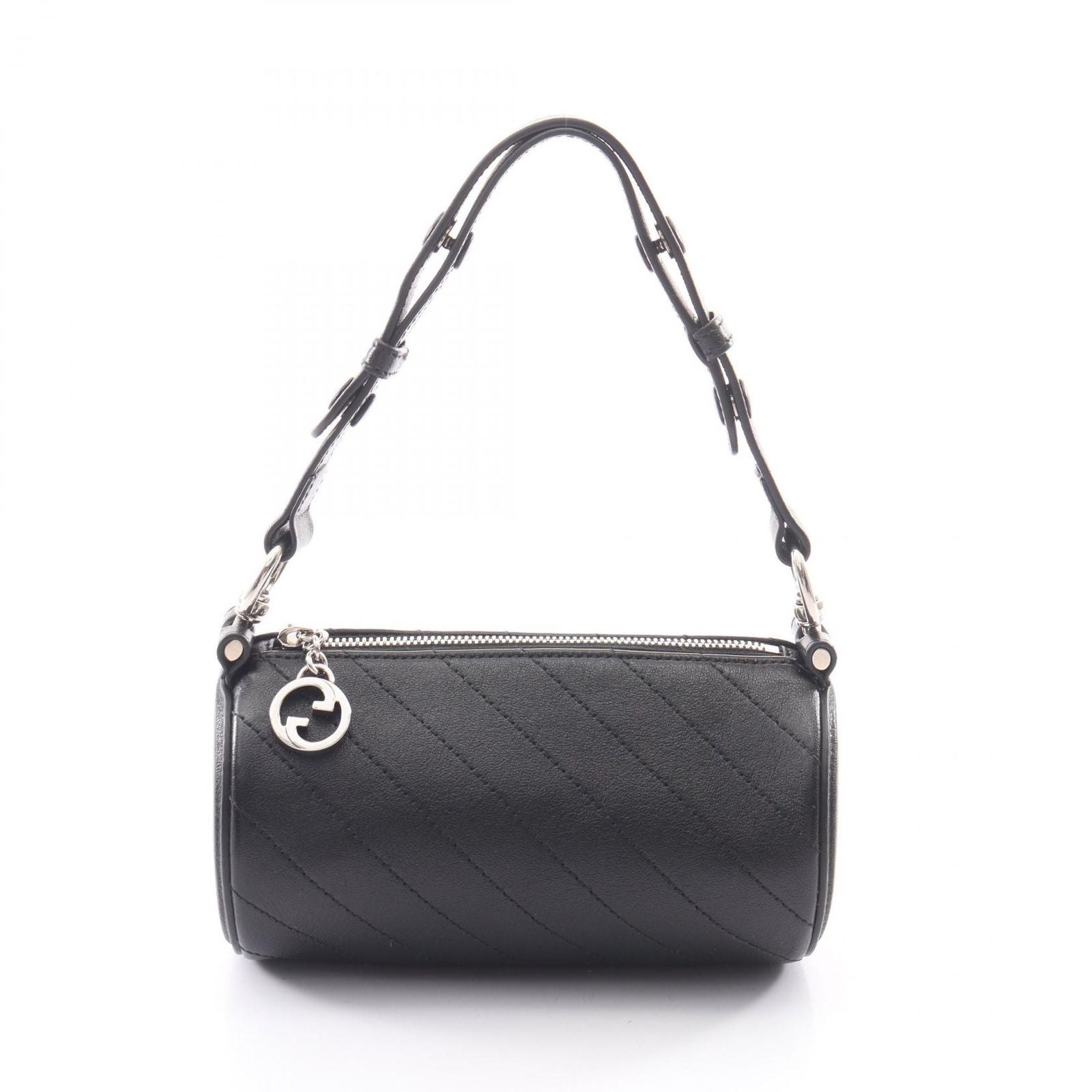 Gucci Shoulder Bag Blondie Black Leather Di Mini
