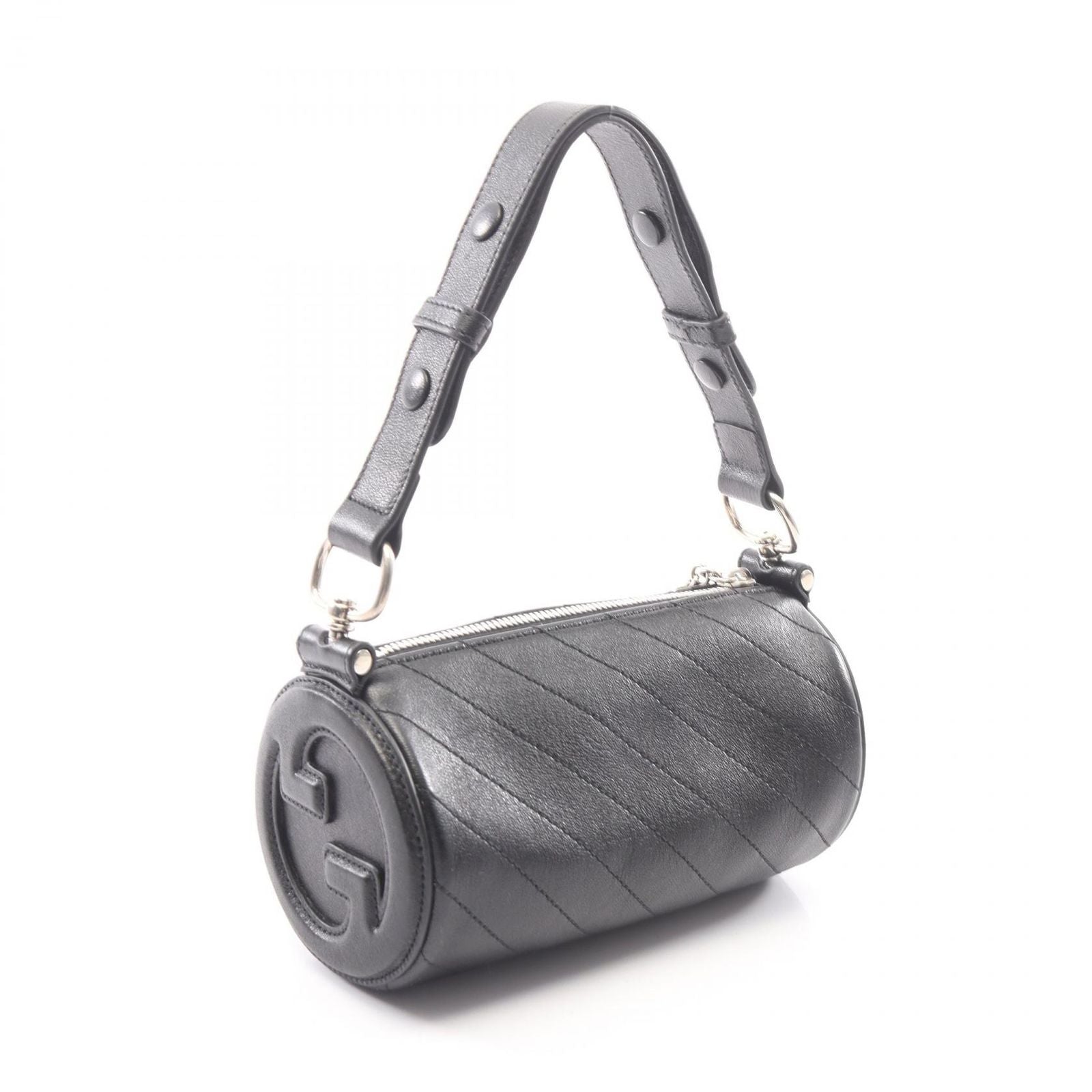 Gucci Shoulder Bag Blondie Black Leather Di Mini — view 2