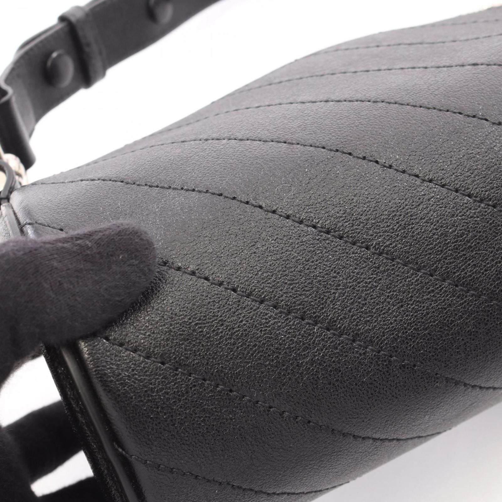 Gucci Shoulder Bag Blondie Black Leather Di Mini — view 7