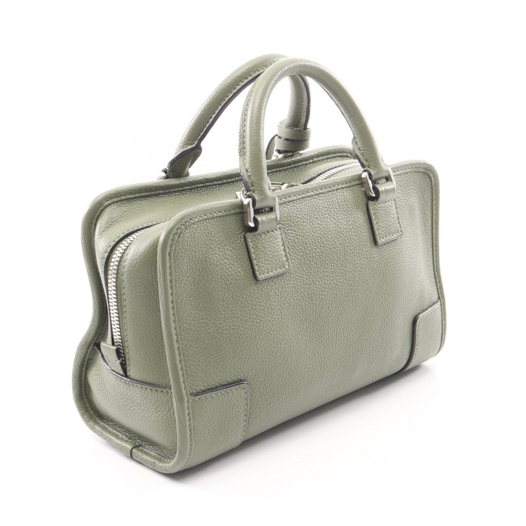 Loewe Amazona 23 2-Way Green Leather Handbag — view 2