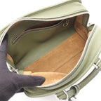Loewe Amazona 23 2-Way Green Leather Handbag — view 3