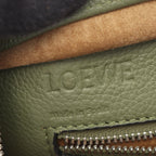 Loewe Amazona 23 2-Way Green Leather Handbag — view 4