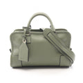 Loewe Amazona 23 2-Way Green Leather Handbag