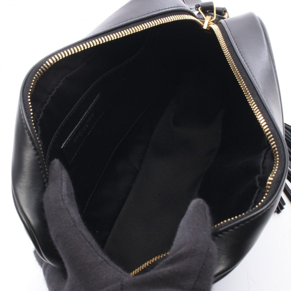 Saint Laurent Paris Shoulder Bag Lou Black Leather — view 3