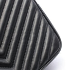 Saint Laurent Paris Shoulder Bag Lou Black Leather — view 5
