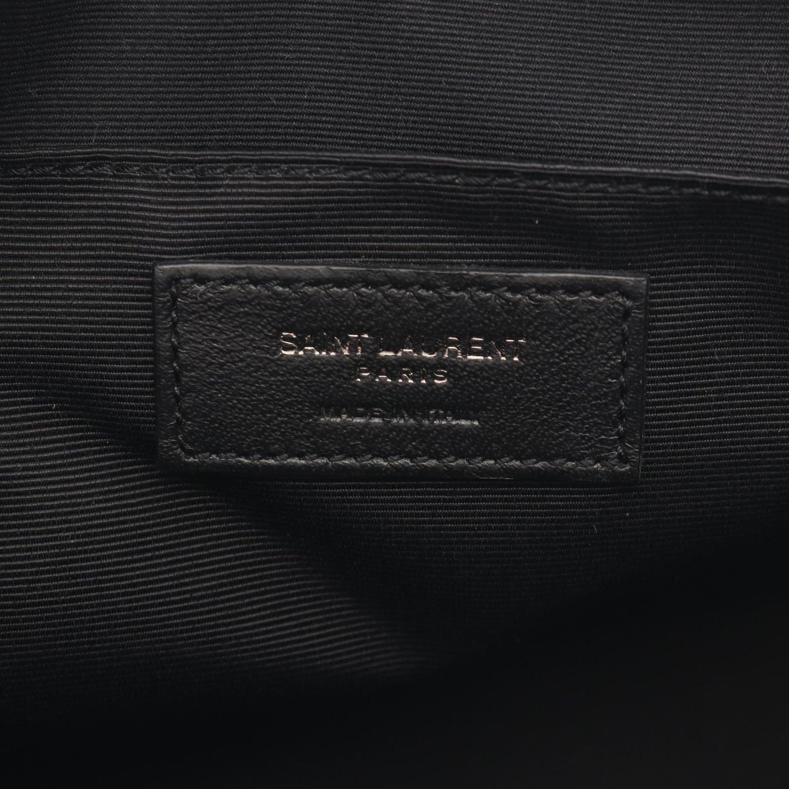 Saint Laurent Paris Shoulder Bag Lou Black Leather — view 4