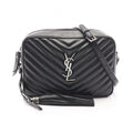 Saint Laurent Paris Shoulder Bag Lou Black Leather