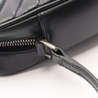 Saint Laurent Paris Shoulder Bag Lou Black Leather — view 7