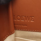 Loewe Handbag Hammock Drawstring Bag Mini 2-Way Brown Leather — view 4