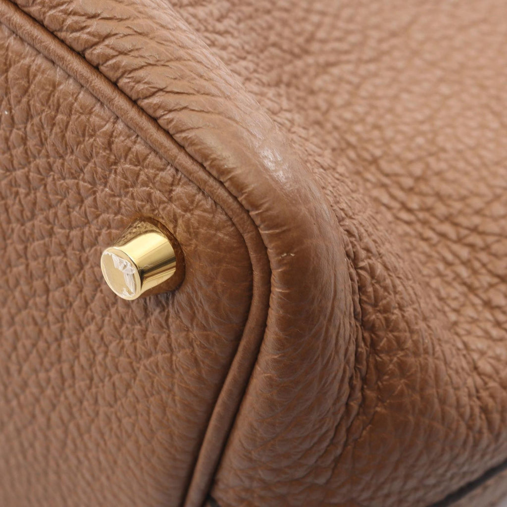 Hermes Picotin Lock PM Eclat Arzan Biscuit Leather Handbag — view 6