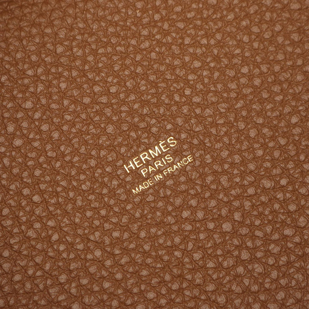 Hermes Picotin Lock PM Eclat Arzan Biscuit Leather Handbag — view 4