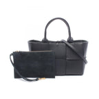 Bottega Veneta Tote Bag Mini Arco 2-Way Black Leather