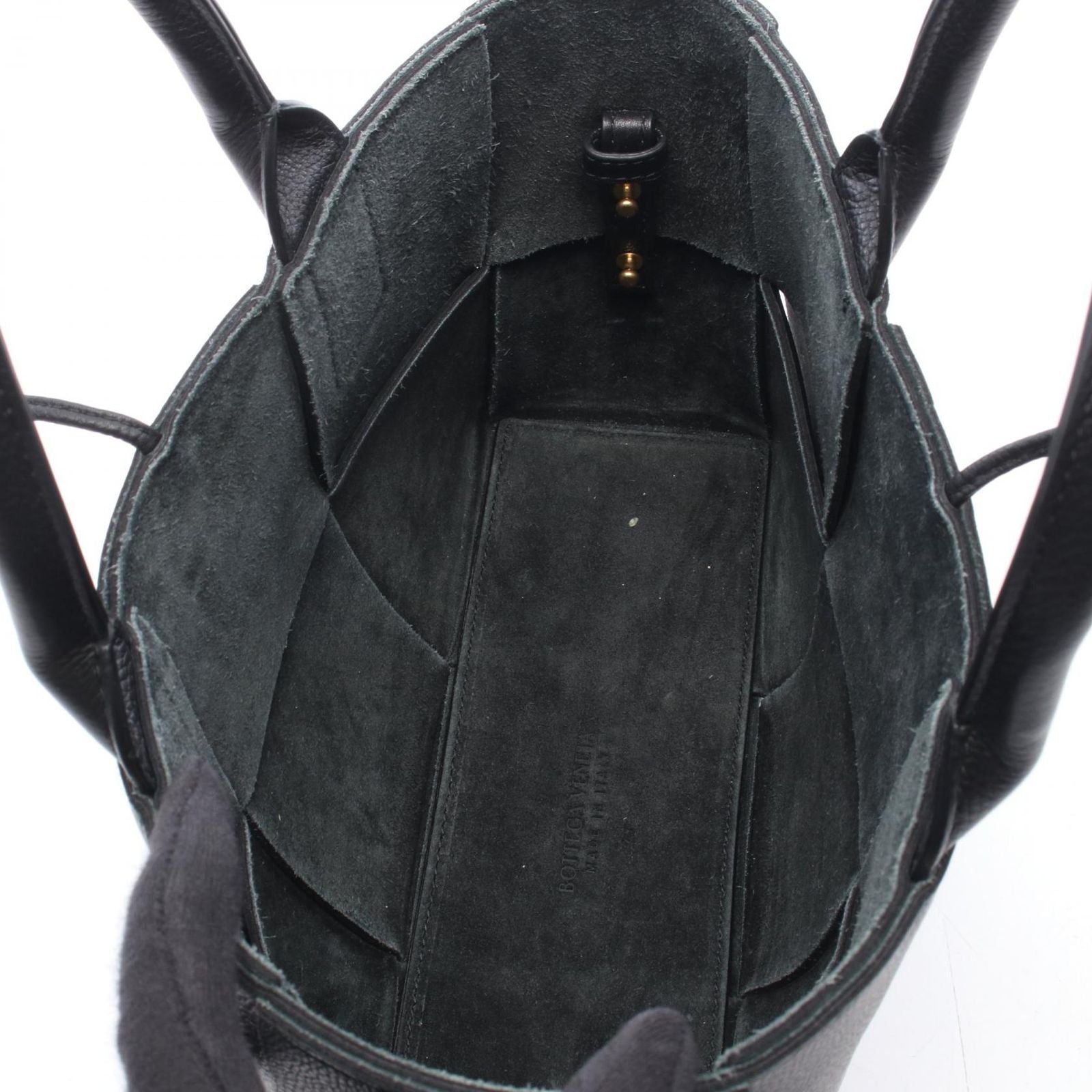 Bottega Veneta Tote Bag Mini Arco 2-Way Black Leather — view 3