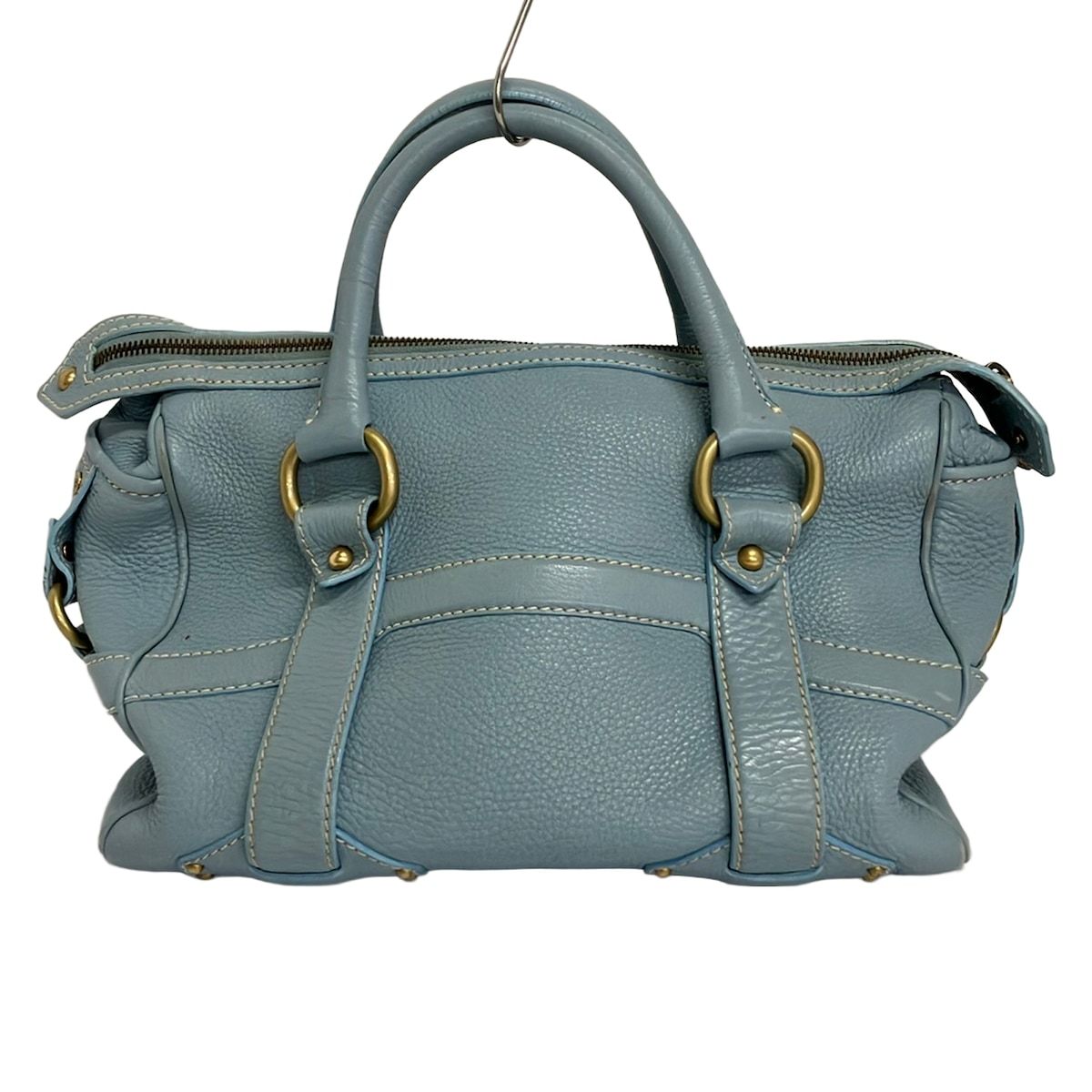Celine Handbag Light Blue Leather — view 3