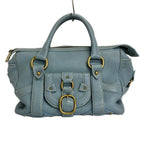 Celine Handbag Light Blue Leather