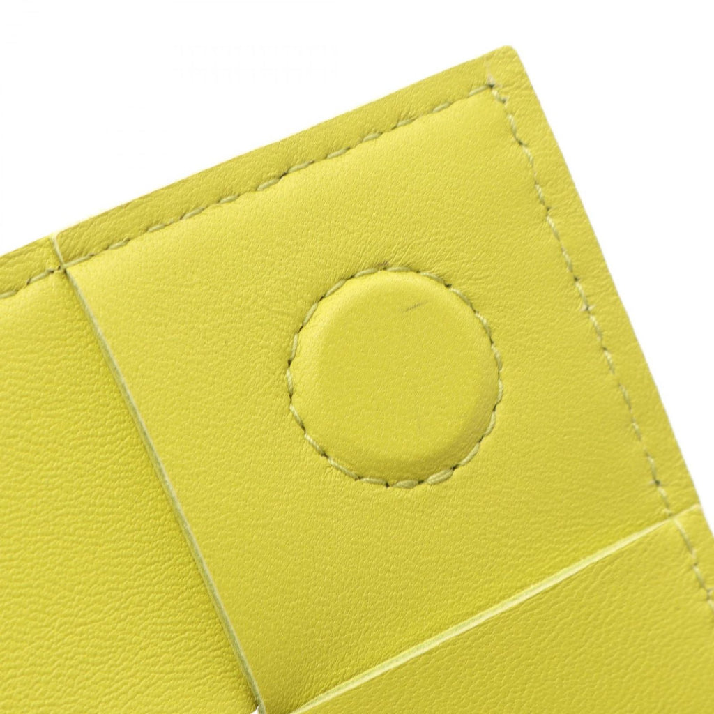 Bottega Veneta Waist Bag Cassette Maxi Intrecciato Yellow Green Leather — view 5