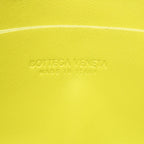 Bottega Veneta Waist Bag Cassette Maxi Intrecciato Yellow Green Leather — view 4