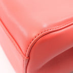 Fendi Mini Peekaboo 2-Way Salmon Pink Leather Handbag — view 6