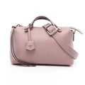 Fendi by the Way Soft Medium Selleria 2-Way Pink Beige Leather Handbag