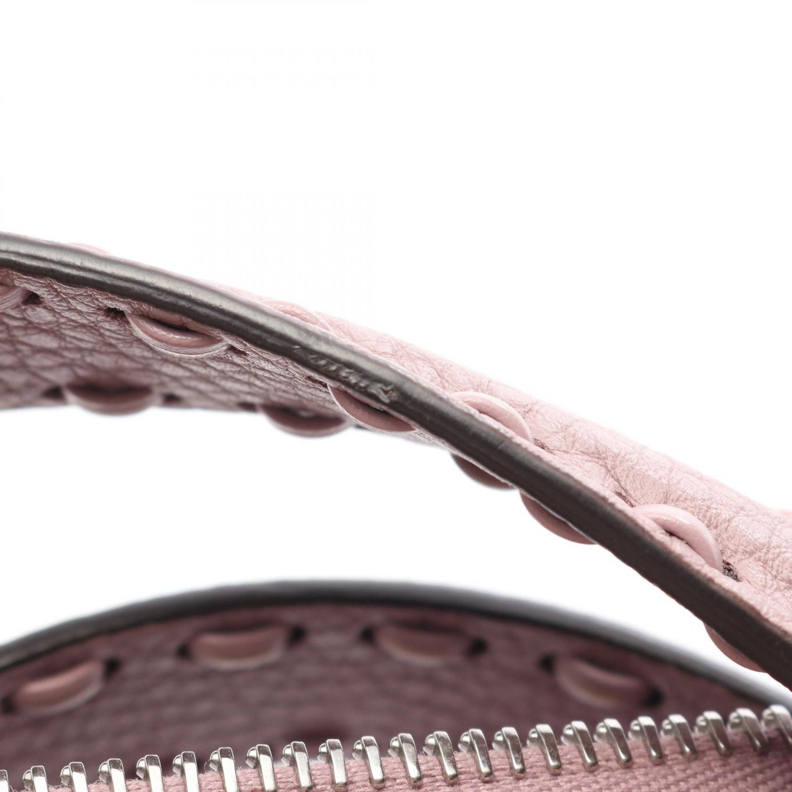 Fendi by the Way Soft Medium Selleria 2-Way Pink Beige Leather Handbag — view 8