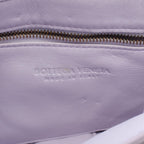Bottega Veneta Shoulder Bag Padette Cassette Intrecciato Lavender Leather — view 4