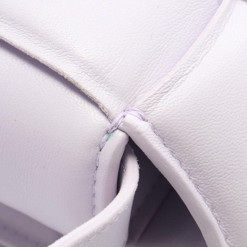 Bottega Veneta Shoulder Bag Padette Cassette Intrecciato Lavender Leather — view 6