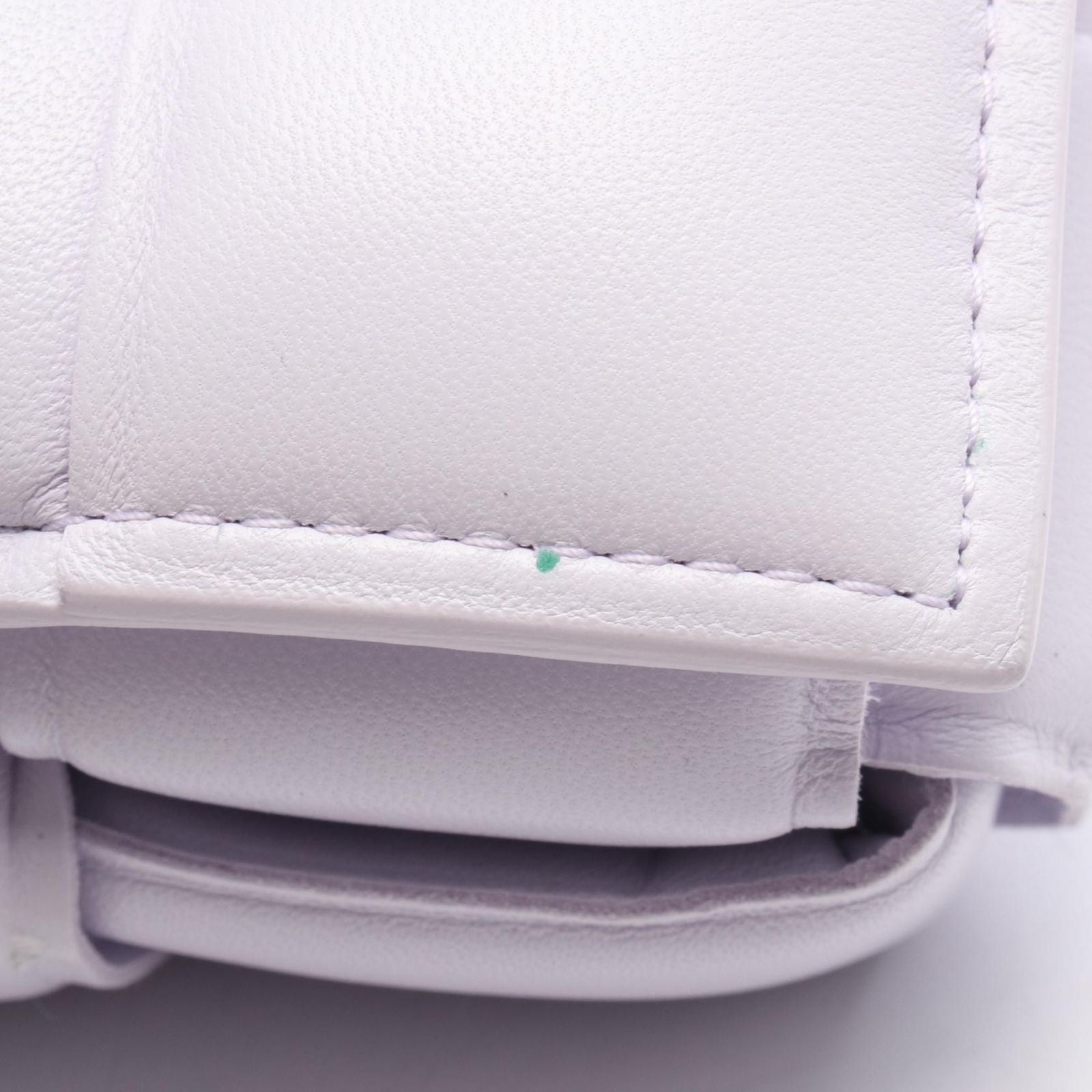 Bottega Veneta Shoulder Bag Padette Cassette Intrecciato Lavender Leather — view 5