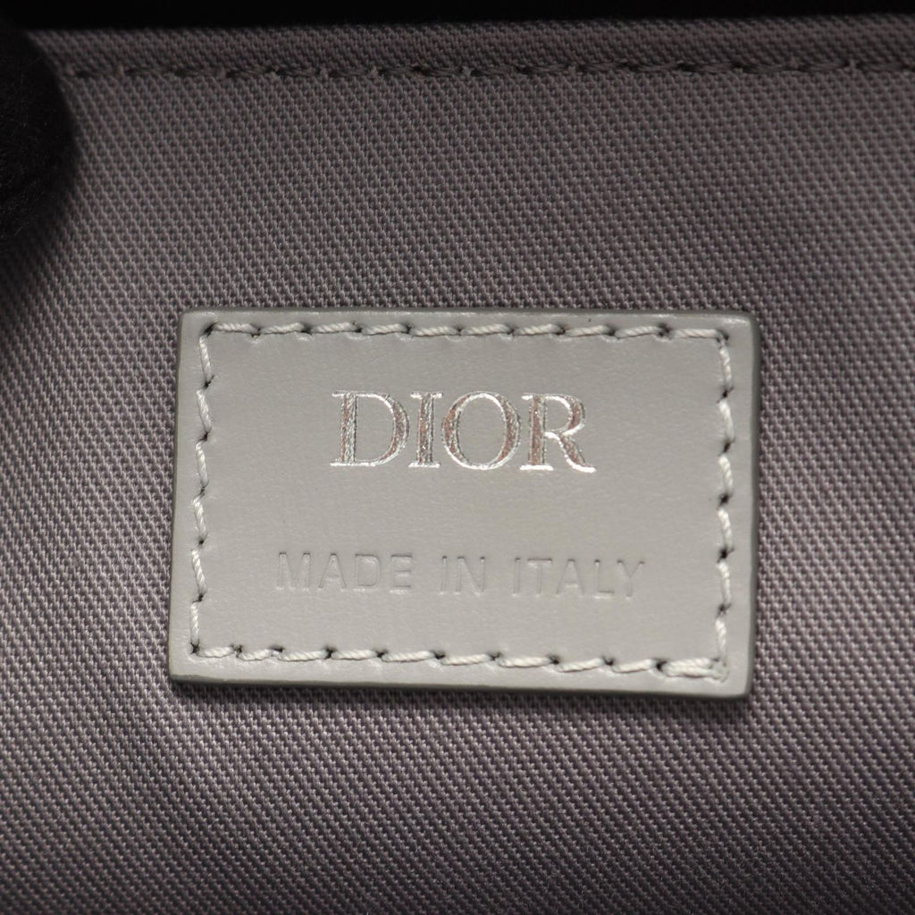 Dior Tote Bag Safari CD Diamond Gray Leather — view 4