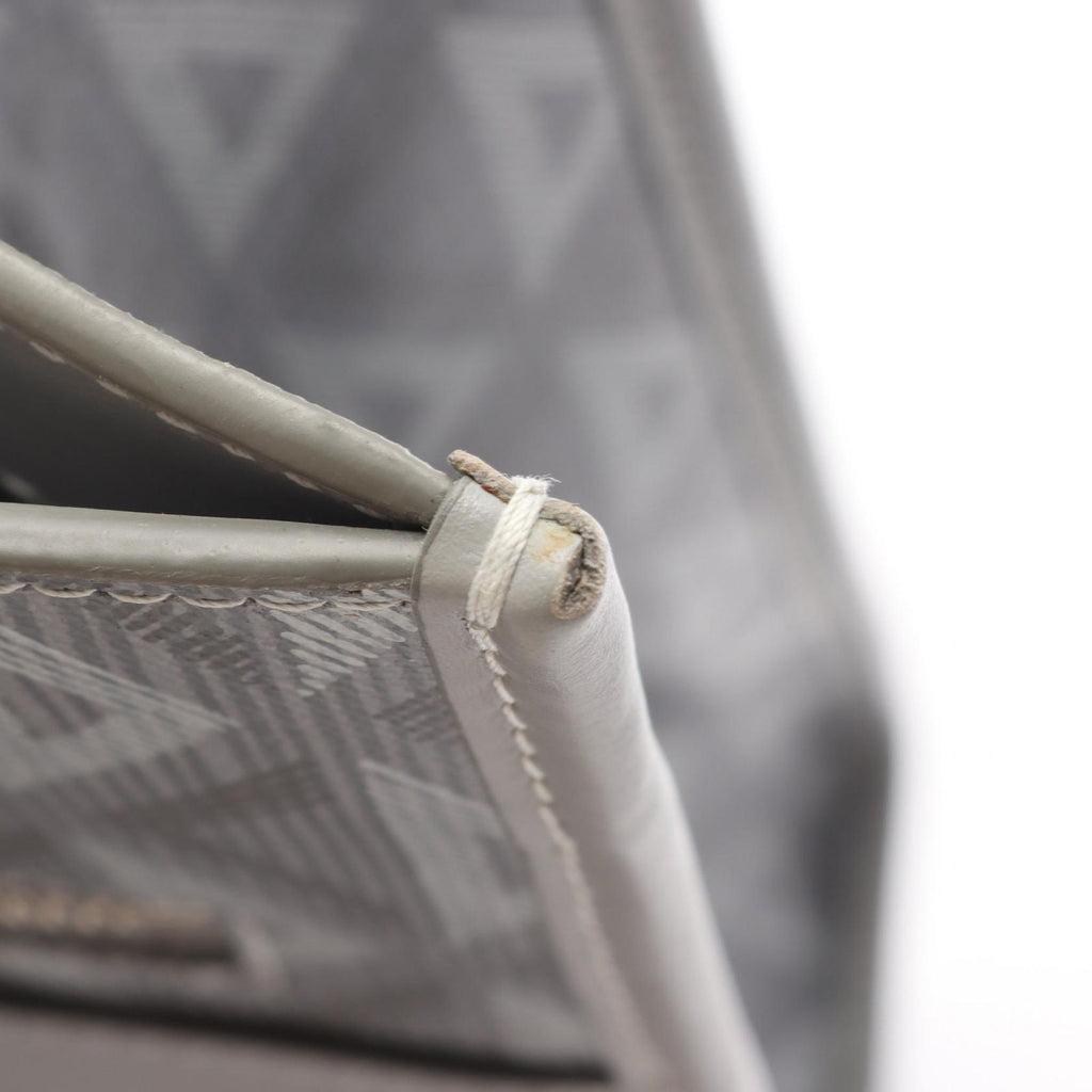 Dior Tote Bag Safari CD Diamond Gray Leather — view 5