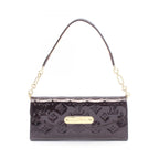 Louis Vuitton Shoulder Bag Sunset Blue Bird Monogram Vernis Amarante Leather