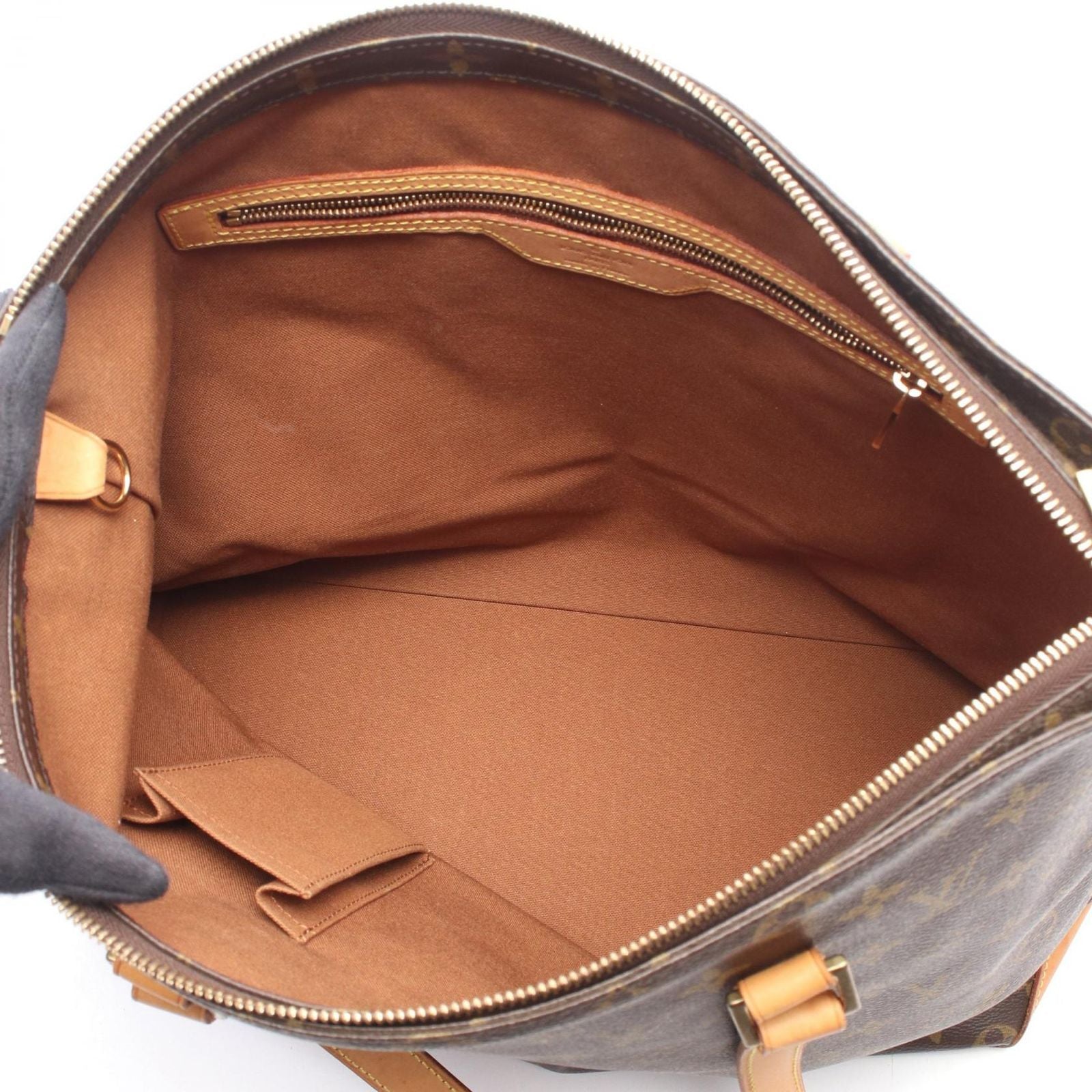 Louis Vuitton Tote Bag Cabas Mezzo Monogram Canvas Leather — view 3