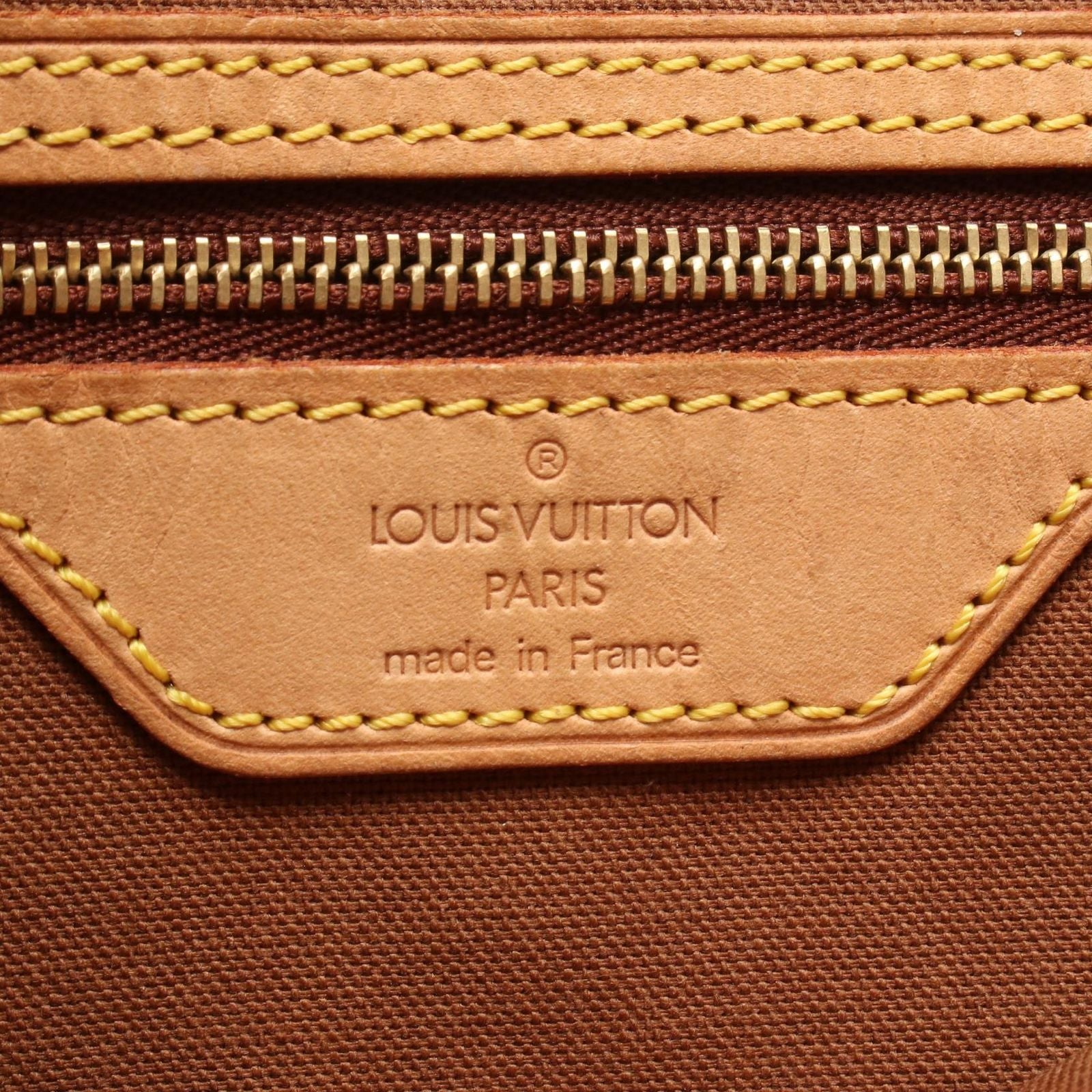 Louis Vuitton Tote Bag Cabas Mezzo Monogram Canvas Leather — view 4