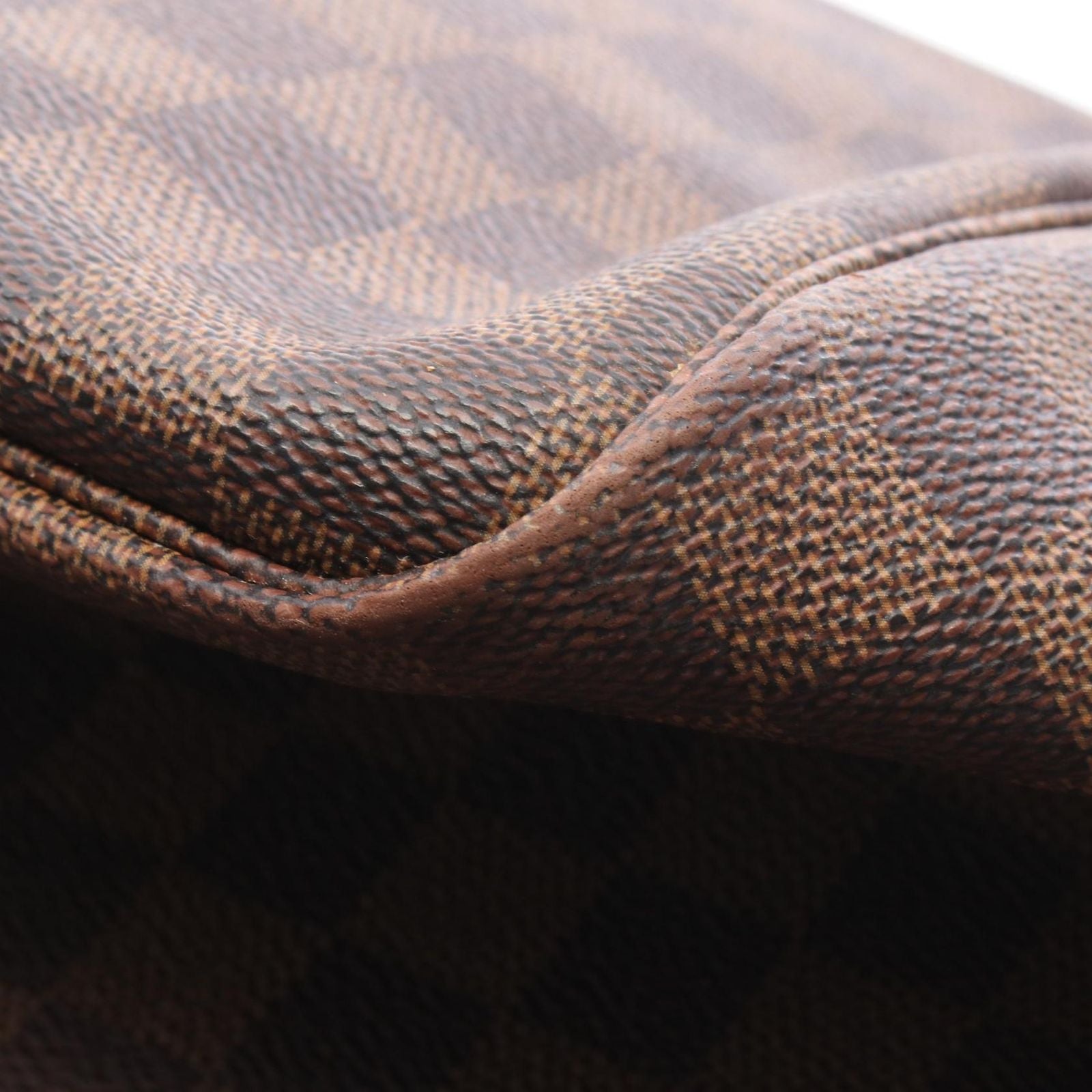 Louis Vuitton Tote Bag Neverfull GM Damier Ebene Canvas Leather — view 7