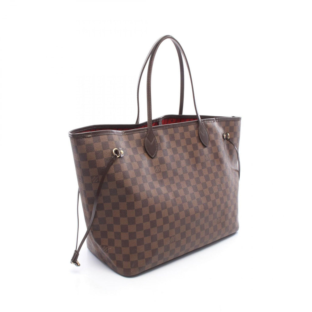 Louis Vuitton Tote Bag Neverfull GM Damier Ebene Canvas Leather — view 2