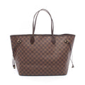 Louis Vuitton Tote Bag Neverfull GM Damier Ebene Canvas Leather