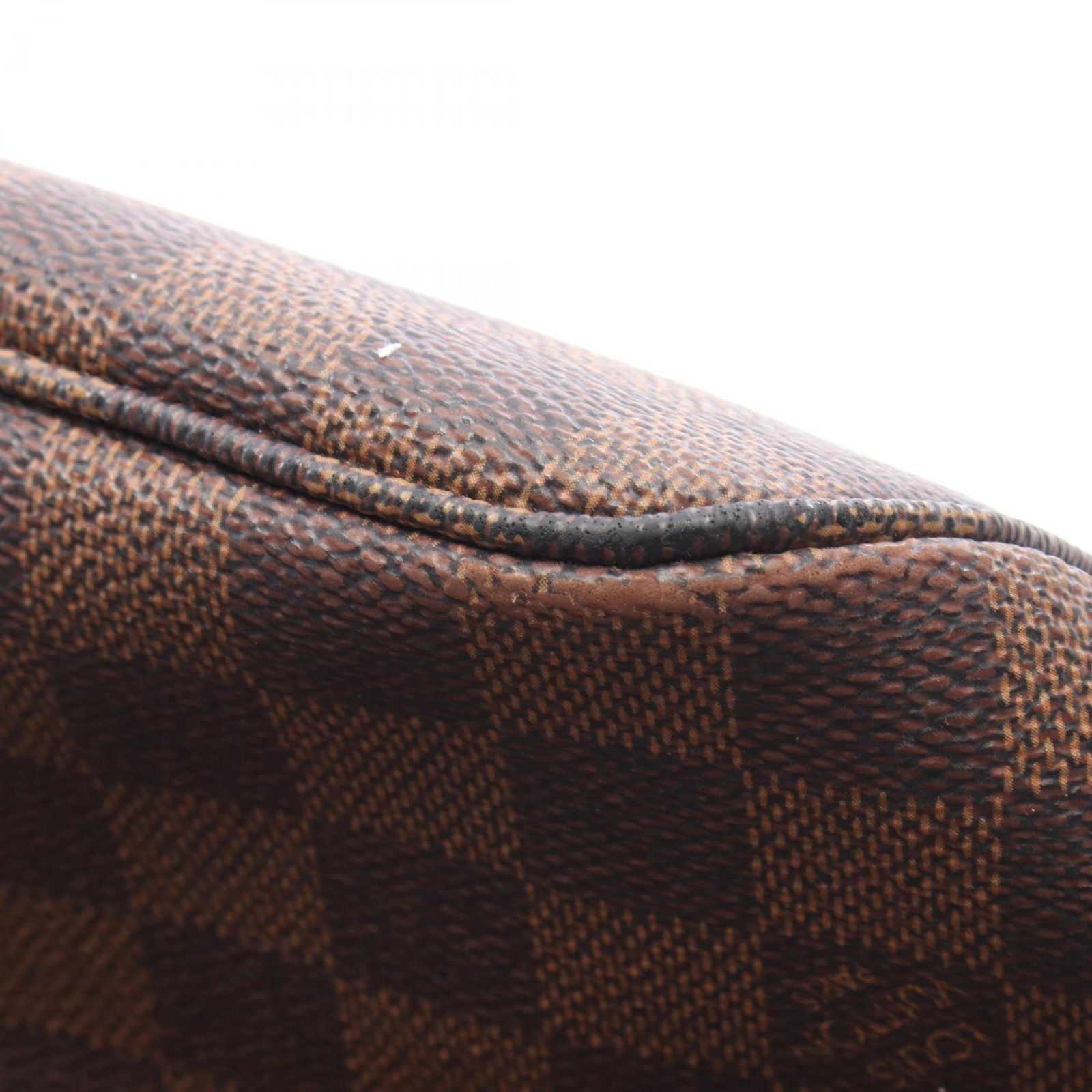 Louis Vuitton Tote Bag Neverfull MM Damier Ebene Canvas Leather — view 7