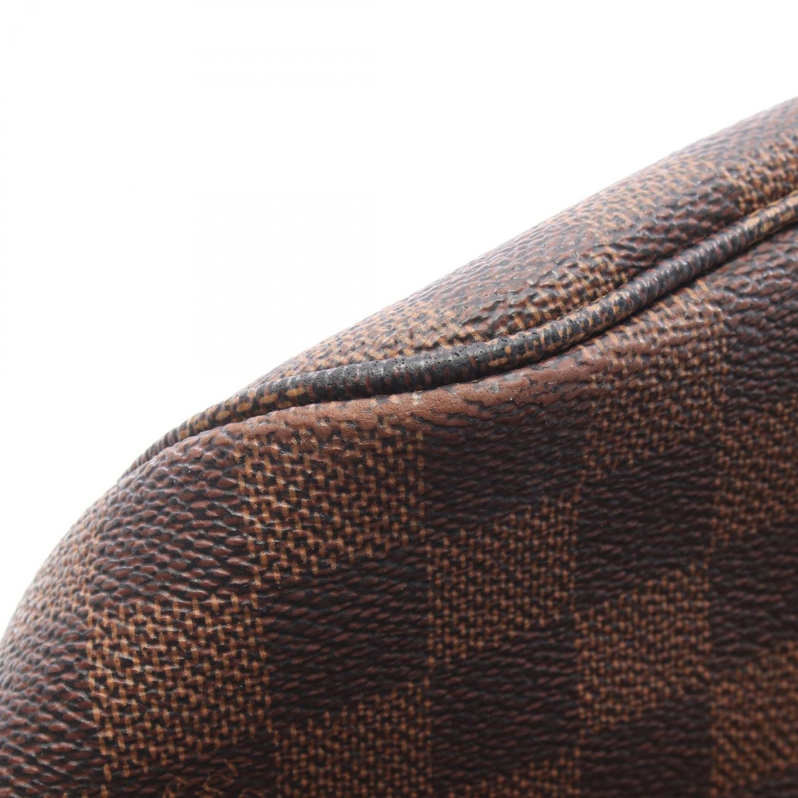 Louis Vuitton Tote Bag Neverfull MM Damier Ebene Canvas Leather — view 8