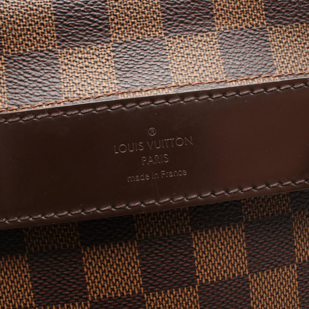 Louis Vuitton Shoulder Bag Shelton MM Damier Ebene Canvas Leather — view 4