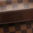 Louis Vuitton Shoulder Bag Shelton MM Damier Ebene Canvas Leather — view 4
