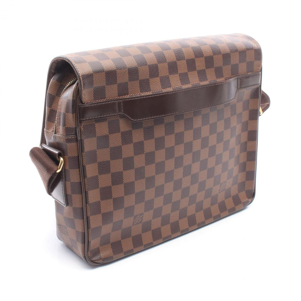 Louis Vuitton Shoulder Bag Shelton MM Damier Ebene Canvas Leather — view 2