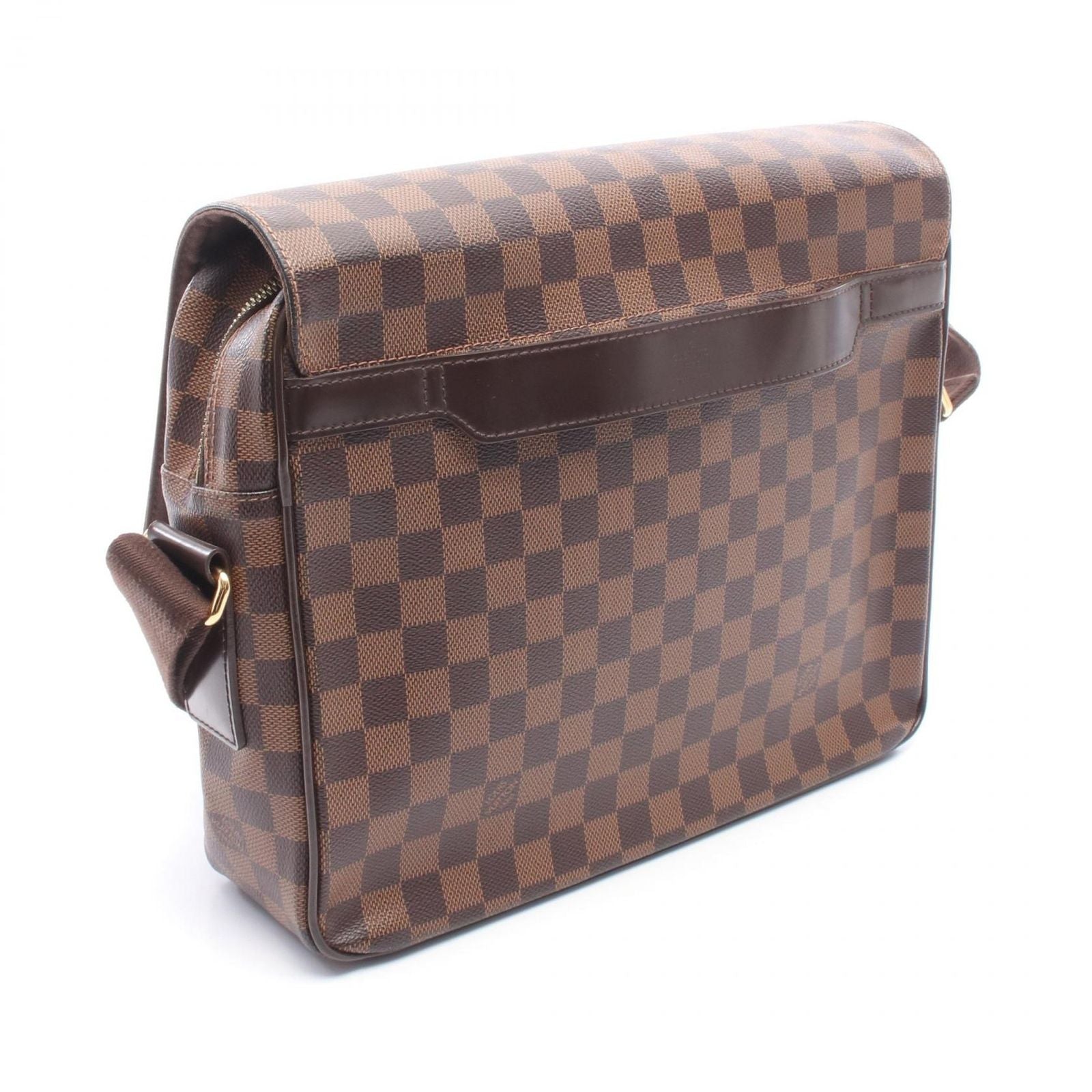 Louis Vuitton Shoulder Bag Shelton MM Damier Ebene Canvas Leather — view 2