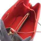 Louis Vuitton Shoulder Bag Neo Noe Monogram Coquelicot Canvas Leather — view 3
