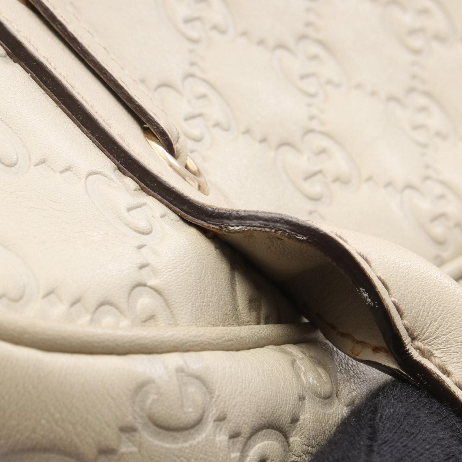 Gucci Shoulder Bag Princy Guccissima Ivory Leather Guccissima Mini — view 8