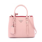 Prada Saffiano Cuir 2-Way Light Pink Leather Tote Bag
