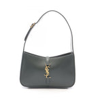 Saint Laurent Paris le 5 7 le Cassette Dark Green Leather Handbag