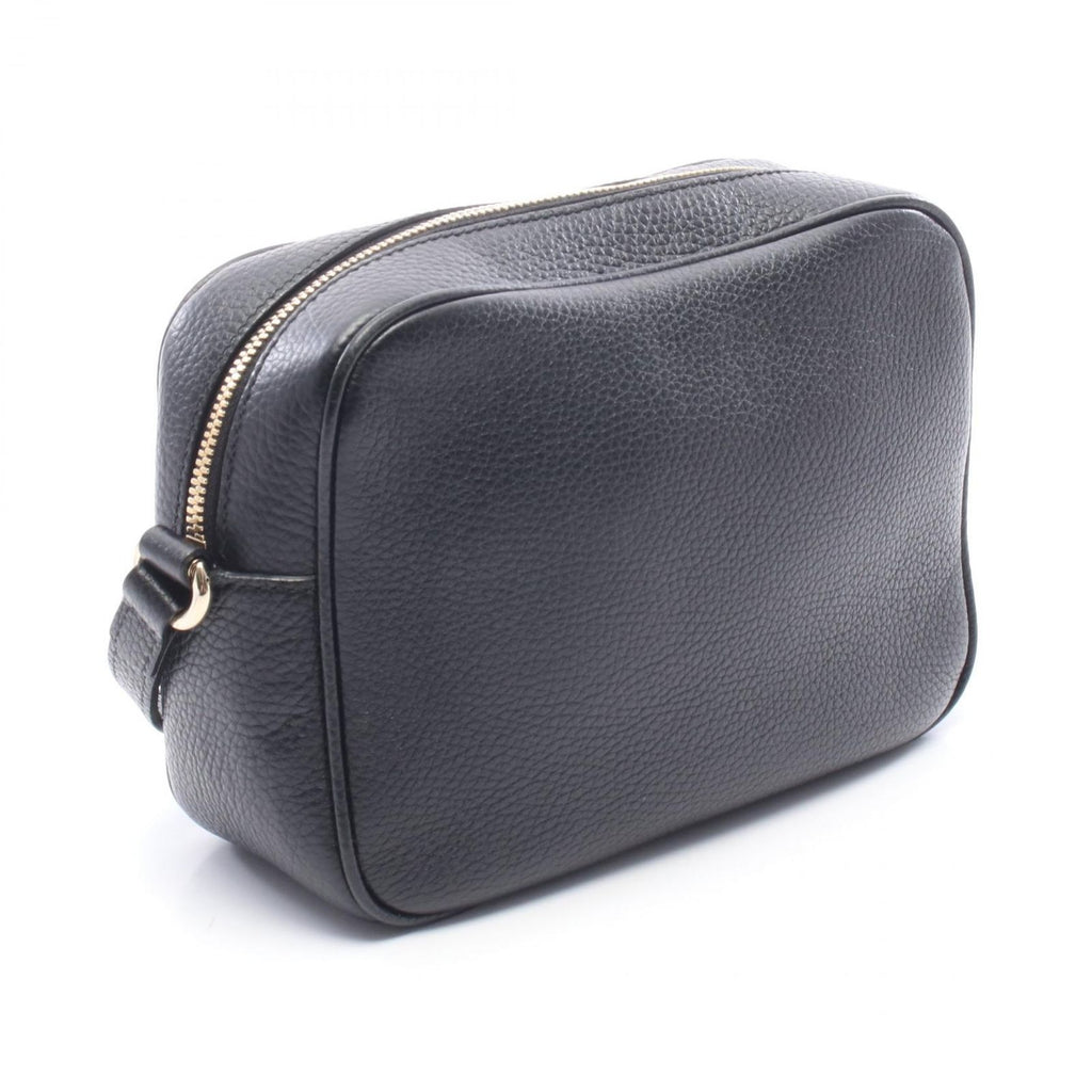 Gucci Shoulder Bag Soho Edge Coating GG Interlocking Black Leather Small — view 2