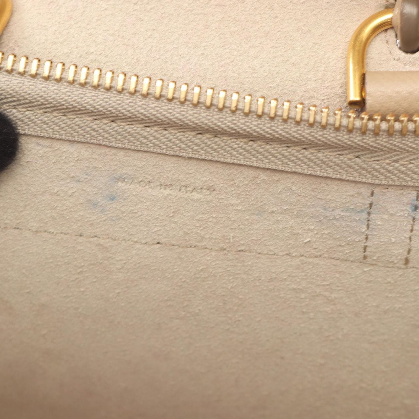 Celine Handbag Pico Belt Bag 2-Way Beige Leather — view 5